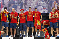 CELEBRACION CIBELES SELECCION ESPAÑOLA