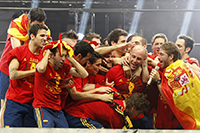 CELEBRACION CIBELES SELECCION ESPAÑOLA